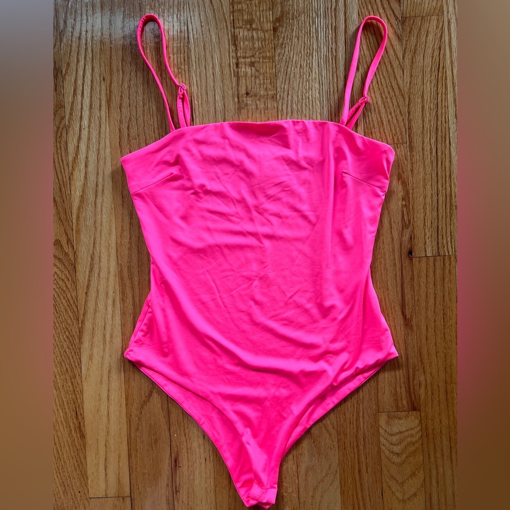 Princess Polly Neon Pink Bodysuit